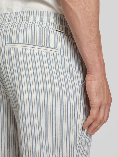 WOODBIRD Shorts mit elastischem Bund Modell 'Bommy' Hellblau 3