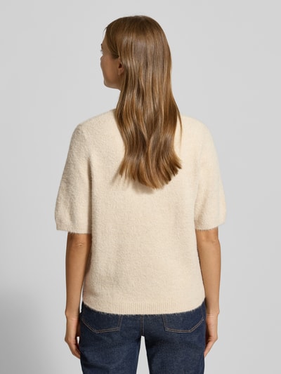 OPUS PANTS Gebreide pullover met 1/2-mouwen, model 'Pumba' Zand - 5