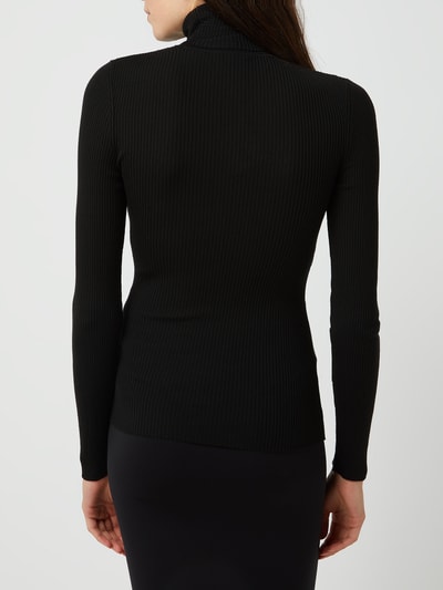 Wolford Rollkragenpullover aus Merinowolle  Schwarz 5