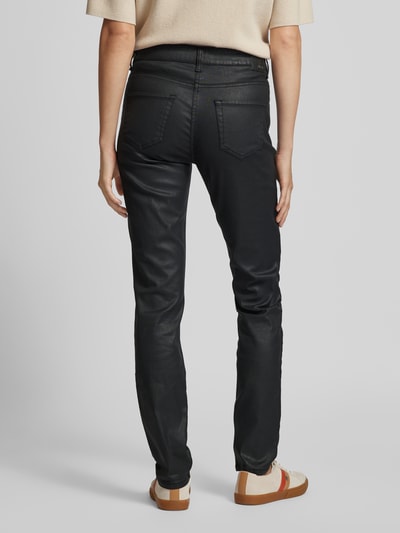 MAC Slim Fit Jeans mit Gesäßtaschen Black 5