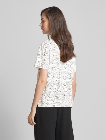 Esprit T-shirt met all-over print Offwhite - 5