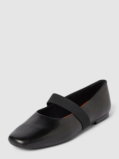 Vagabond Slipper aus Leder mit dünnem Riemen Modell 'JOLIN' Black 1