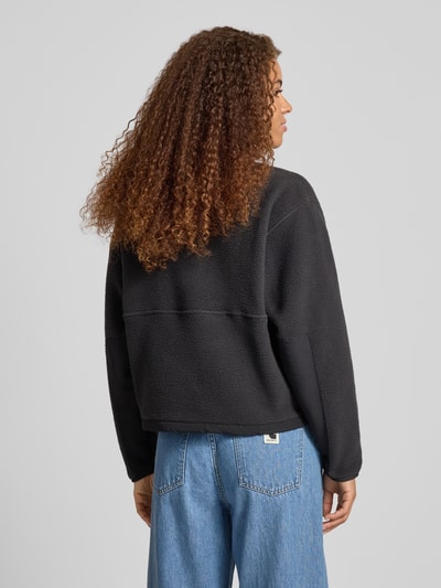 The North Face Fleecejack met opstaande kraag, model 'YUMORI OFF PEAK' Metallic zwart - 5