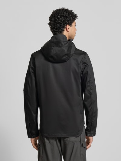 G-Star RAW Regular Fit Regenjacke mit Reißverschluss Modell 'Batt' Black 5