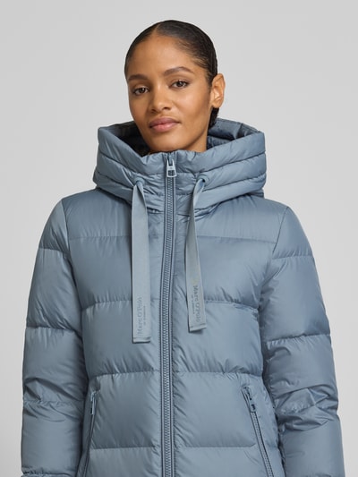 Marc O'Polo Regular Fit Daunenmantel mit Kapuze Rauchblau 3