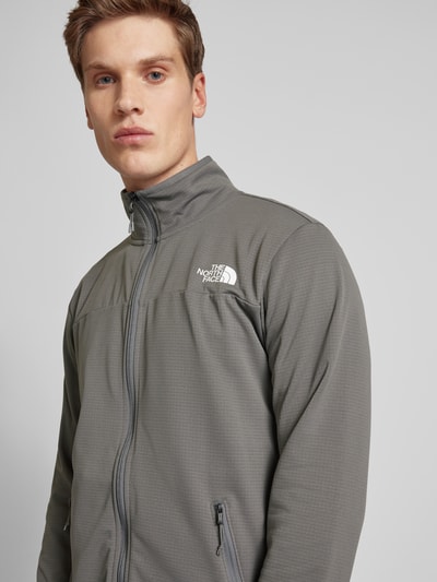 The North Face Sweatjacke mit Label-Print Mittelgrau 3