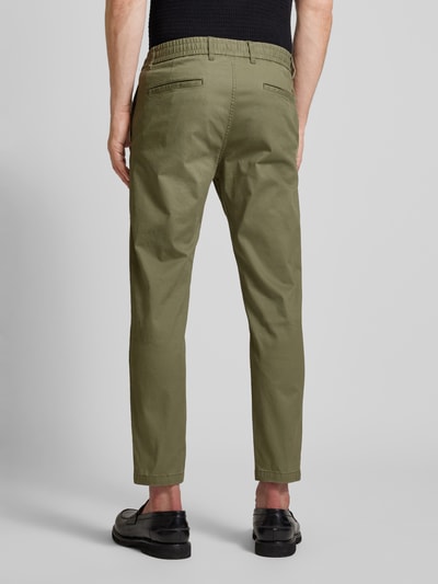 BOSS Orange Tapered fit chino met achterzakken Groen - 5