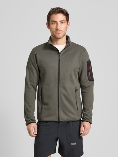 Icepeak Regular fit fleecejack met opstaande kraag Model 'BREDSTEDT' Grafiet - 4
