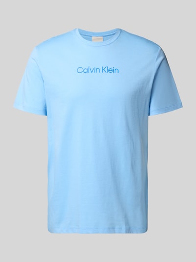 CK Calvin Klein T-Shirt mit Logo-Print Sky 2