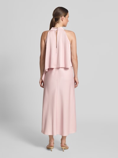 SWING Cocktailkleid mit Stehkragen und Volant Hellrosa 5