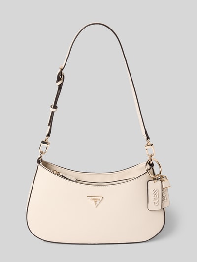 Guess Handtas met labelapplicaties, model 'NOELLE II' Ecru - 2