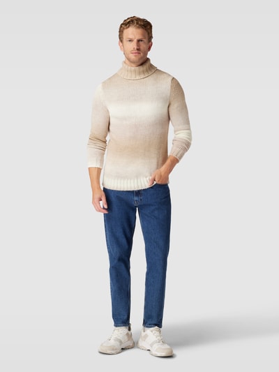 JOOP! Collection Strickpullover mit Allover-Print Modell 'Boris' Offwhite 1