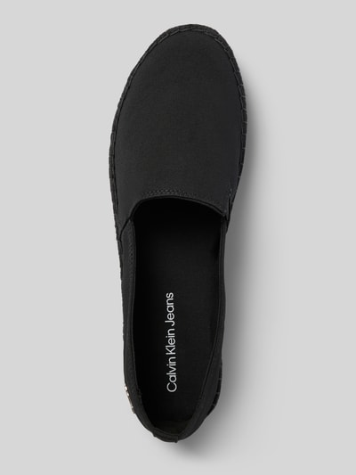 Calvin Klein Jeans Espadryle z podeszwą na platformie Czarny 3