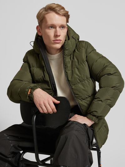 Superdry Steppjacke mit Reißverschlusstaschen Khaki 3