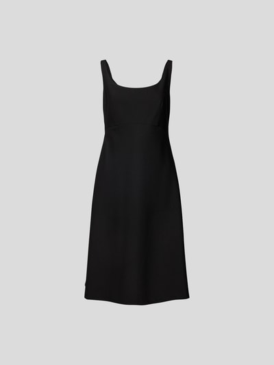 Theory Knielanges Kleid mit U-Ausschnitt Black 2