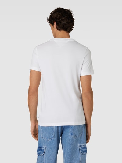 Tommy Hilfiger T-shirt o kroju slim fit z okrągłym dekoltem Biały 5