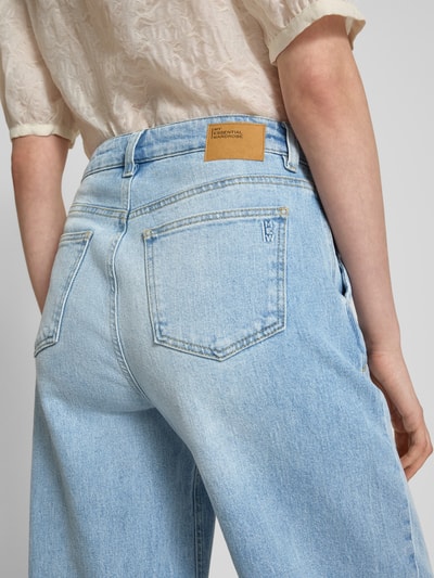 My Essential Wardrobe Wide leg jeans met steekzakken, model 'Tusa' Lichtblauw - 3