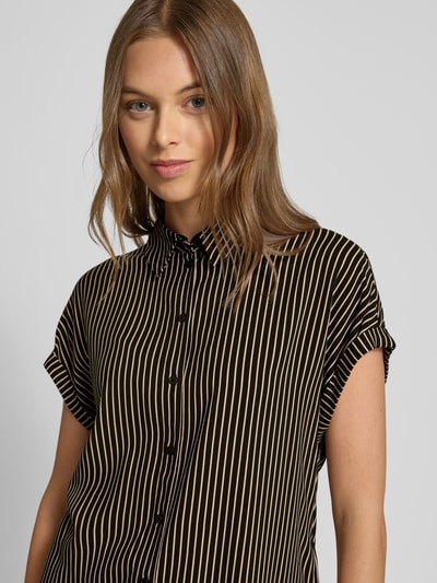 Tom Tailor Denim Regular fit overhemdblouse van pure viscose Beige - 3