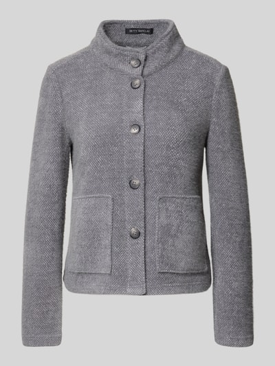 Betty Barclay Kurtka z dzianiny ze stójką z nakładanymi kieszeniami Średnioszary 2