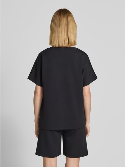 Soyaconcept Sweatshirt mit Label-Print Modell 'BANU' Black 5
