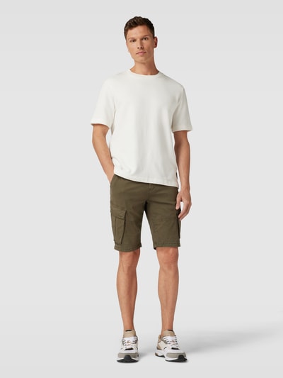 Garcia Cargoshorts mit Gesäßtaschen Oliv 1