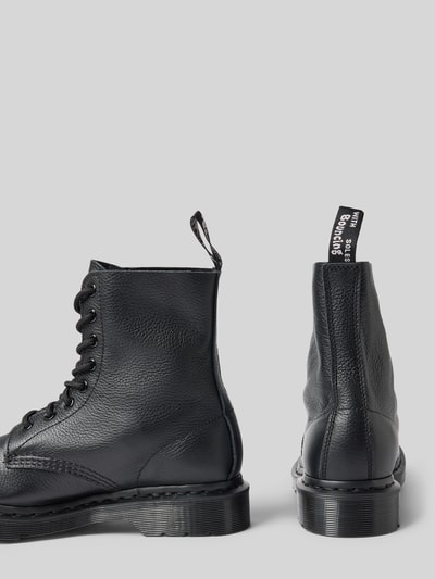Dr. Martens Veterlaarzen met logopatch, model 'Pascal' Zwart - 2