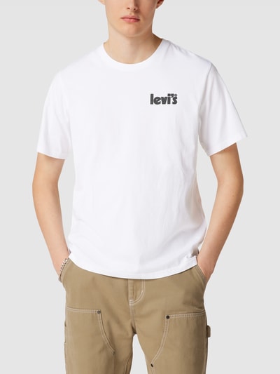 Levi's® T-shirt met labeldetail Wit - 4