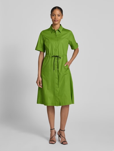 Marc Cain Midi-jurk met strikceintuur Grasgroen - 4