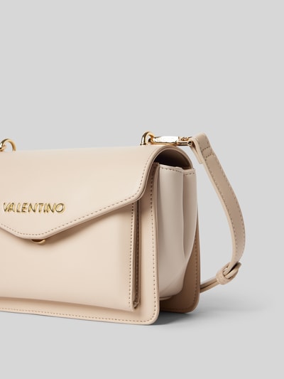 VALENTINO BAGS Handtasche mit Label-Applikation Modell 'VIOLET' Beige 2