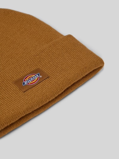 Dickies Beanie in gebreide look, model 'Gibsland' Mosterdgeel - 2
