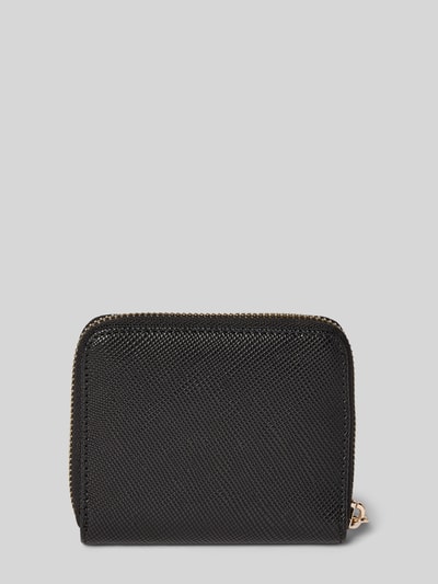 Guess Portemonnaie mit Label-Applikation Modell 'LAUREL II' Black 2