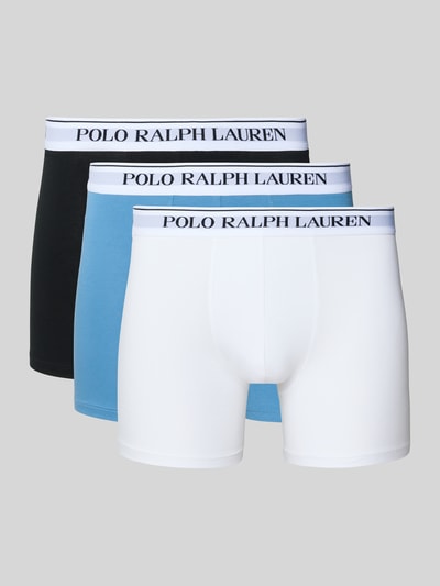Polo Ralph Lauren Underwear Boxershort met elastische logoband in een set van 3 stuks Lichtblauw - 1