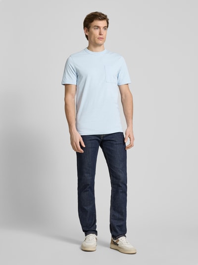 Casual Friday T-Shirt mit Rundhalsausschnitt Modell 'JASPER' Bleu 1