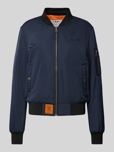 Original Bombers Bomberjack met labelstitching Marineblauw - 1