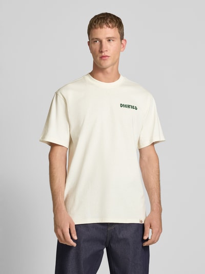 Dickies T-Shirt mit Label-Print Modell 'GORDONSVILLE' Offwhite 4