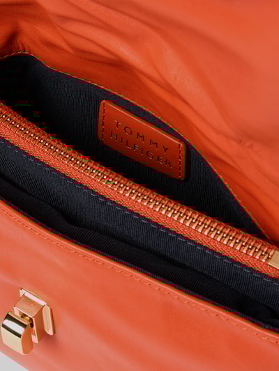 Tommy Hilfiger Torba na ramię ze skóry owczej nappa Terakotowy 5