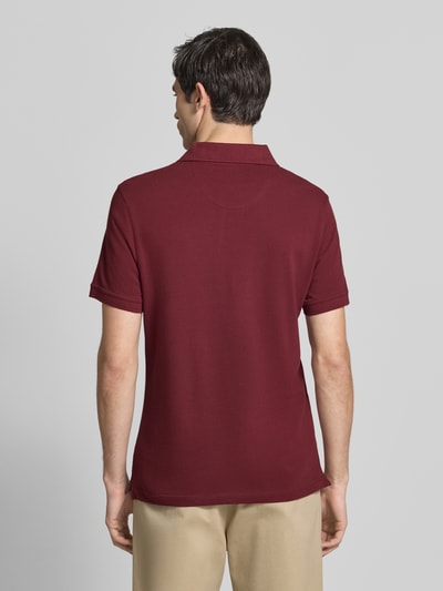 Barbour Regular Fit poloshirt van puur katoen Kersenrood - 5