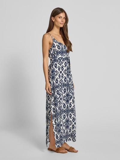 Vero Moda Tailliertes Maxikleid aus reiner Viskose Modell 'EASY JOY' Marine 1