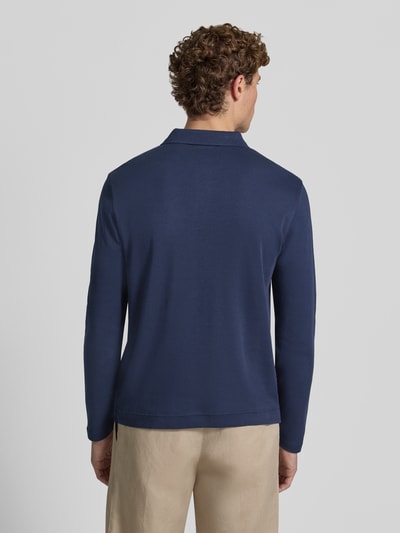 Christian Berg Men regular fit poloshirt van puur katoen Donkerblauw - 5