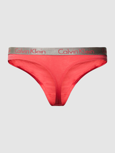 Calvin Klein Underwear String mit elastischem Logo-Bund Pink 3