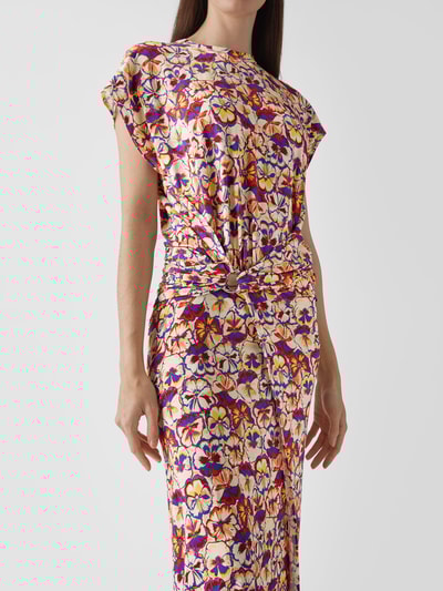 Paco Rabanne Maxikleid mit floralem Muster Rosa 3