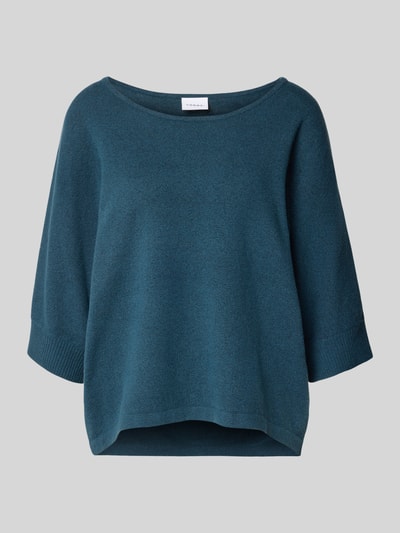 COMMA Gebreid shirt met 3/4-mouw Petrol - 1