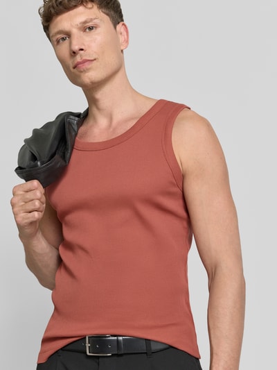 DRYKORN Tanktop in Ripp-Optik Modell 'Nathan' Orange 3