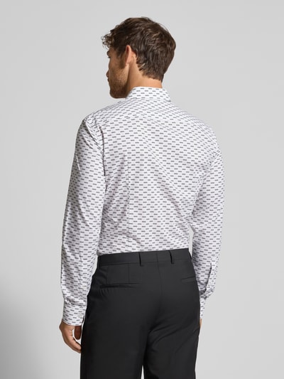 HUGO Slim Fit Business-Hemd mit Kentkragen Weiss 5