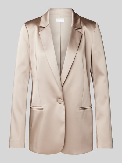 Jake*s Cocktail Regular fit blazer met paspelzakken Taupe - 2