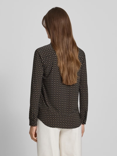 Lauren Ralph Lauren Slim fit overhemdblouse met platte kraag, model 'Corwin' Zwart - 5