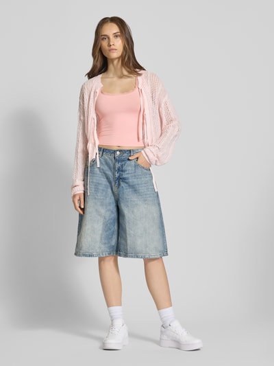 Review Tanktop mit U-Ausschnitt Rosa 1