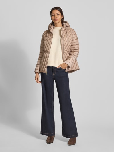 MICHAEL Michael Kors Regular fit gewatteerd jack met capuchon, model 'Chevron' Beige - 1