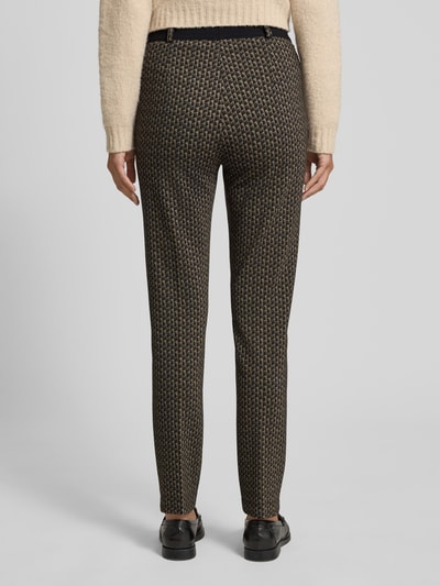 Raphaela By Brax Super slim fit broek met elastische band, model 'LILLYTH' Olijfgroen - 5