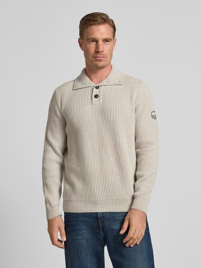 MAERZ Muenchen Gebreide pullover met labeldetail Offwhite - 4